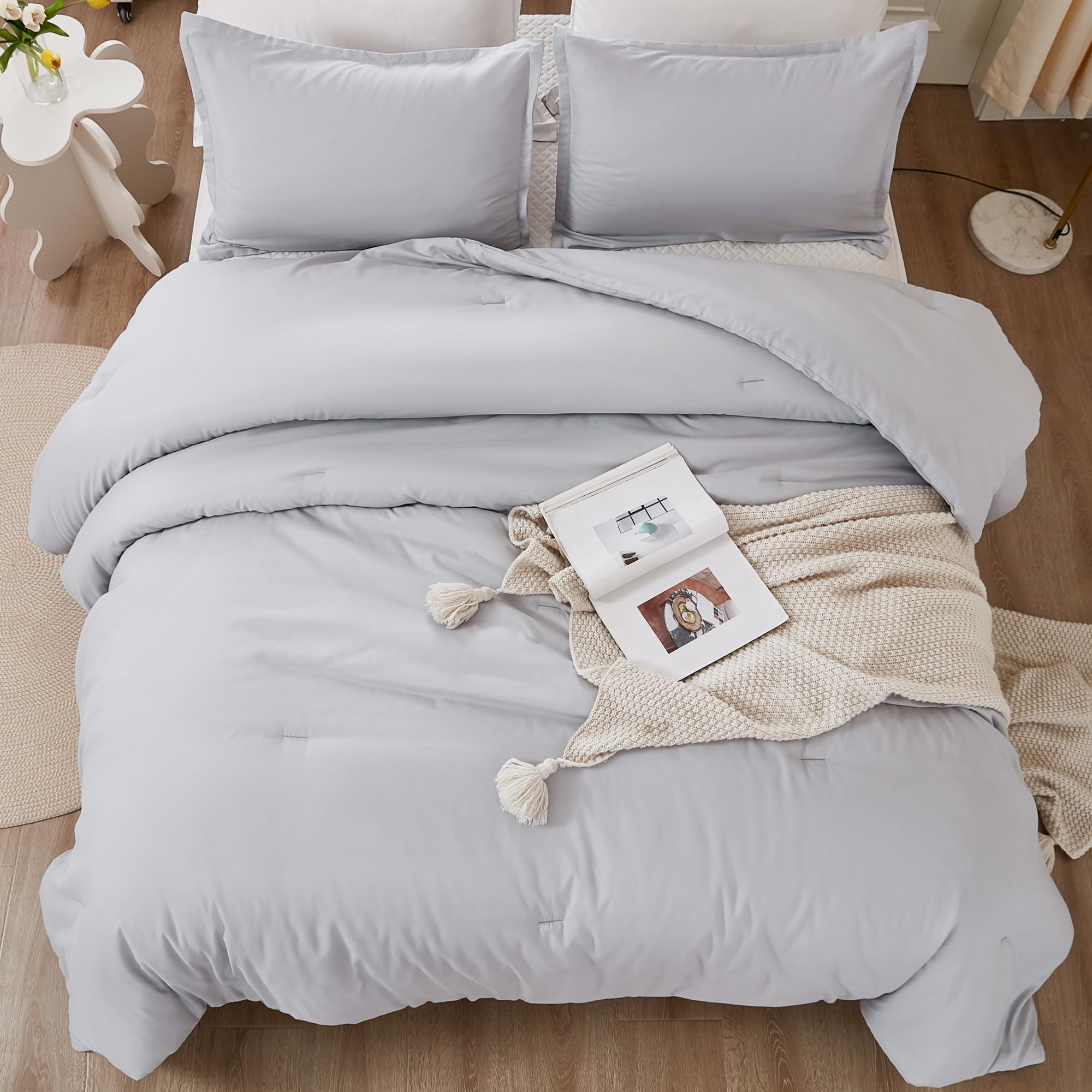 Foto 4 | Edredón Queen Size con Fundas para Almohada Litanika 3 Piezas-Venta Internacional