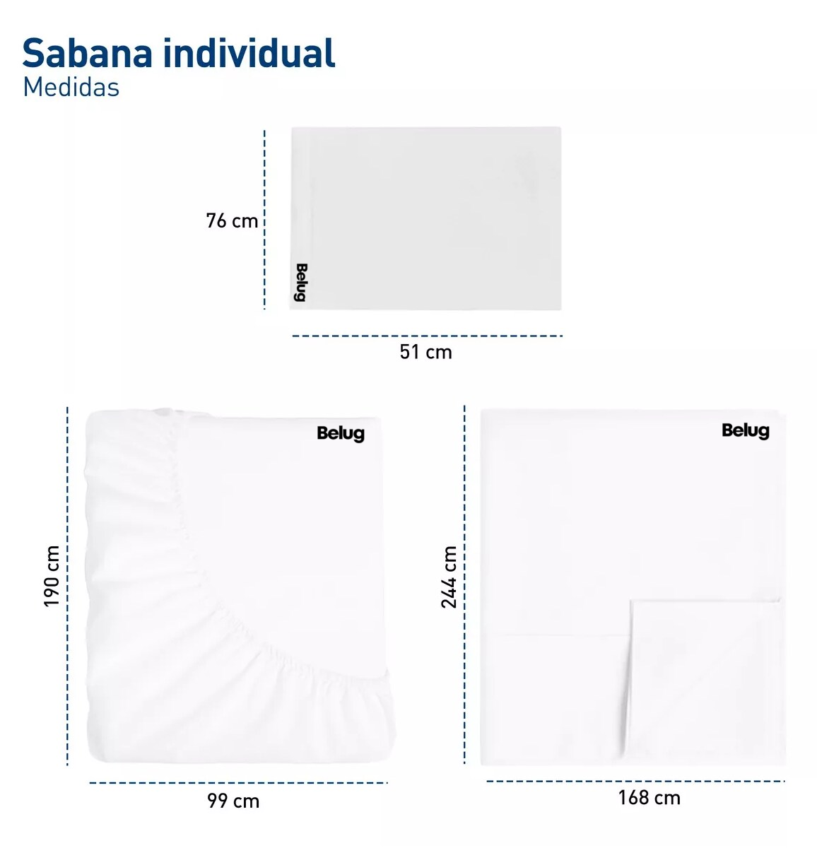 Foto 4 pulgar | Juego De Sabanas Individuales 100% Poliéster Microfibra 3 Pz, Belug Color Blanco
