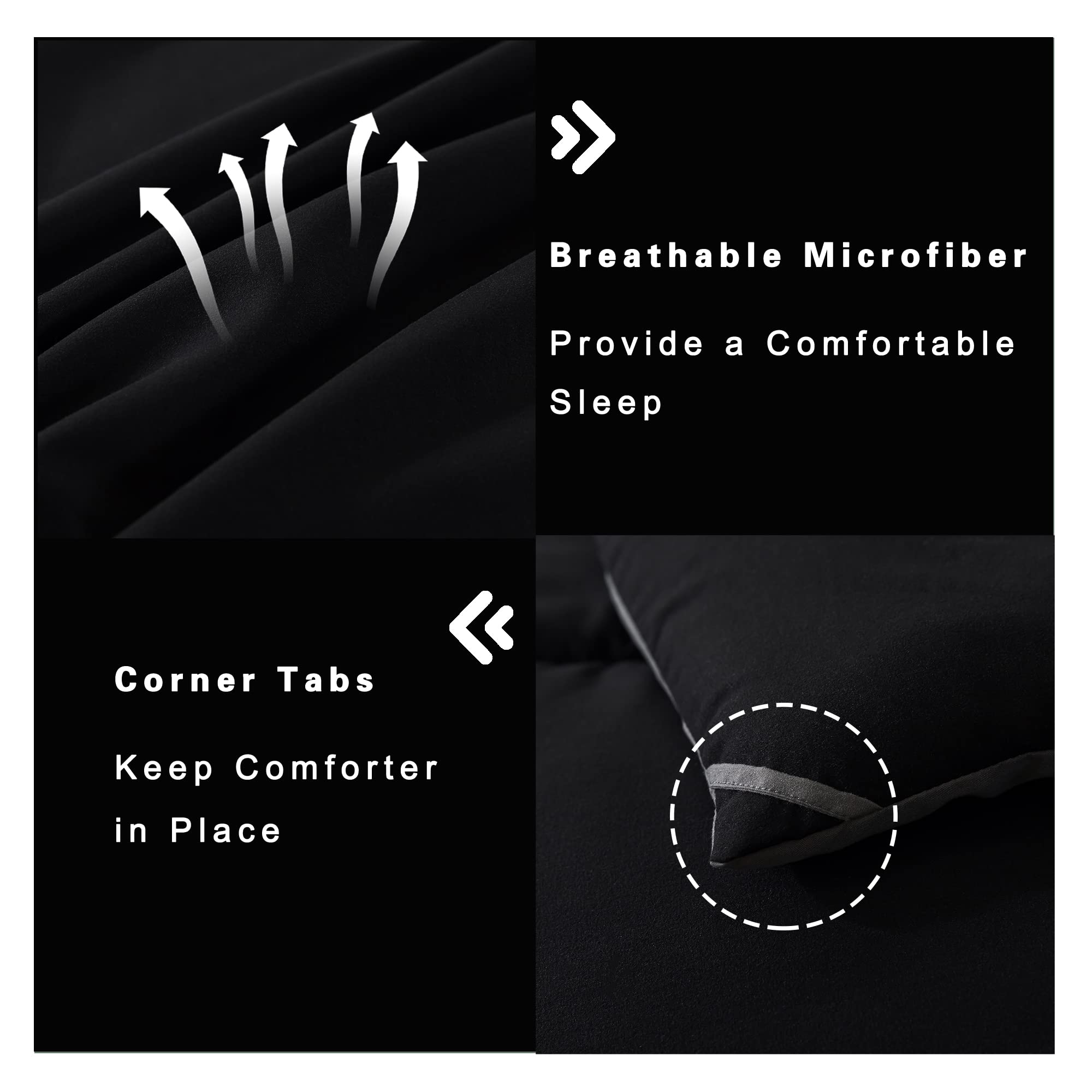 Foto 6 pulgar | Edredón Matrimonial con Fundas para Almohada Downcool 3 Piezas-Venta Internacional