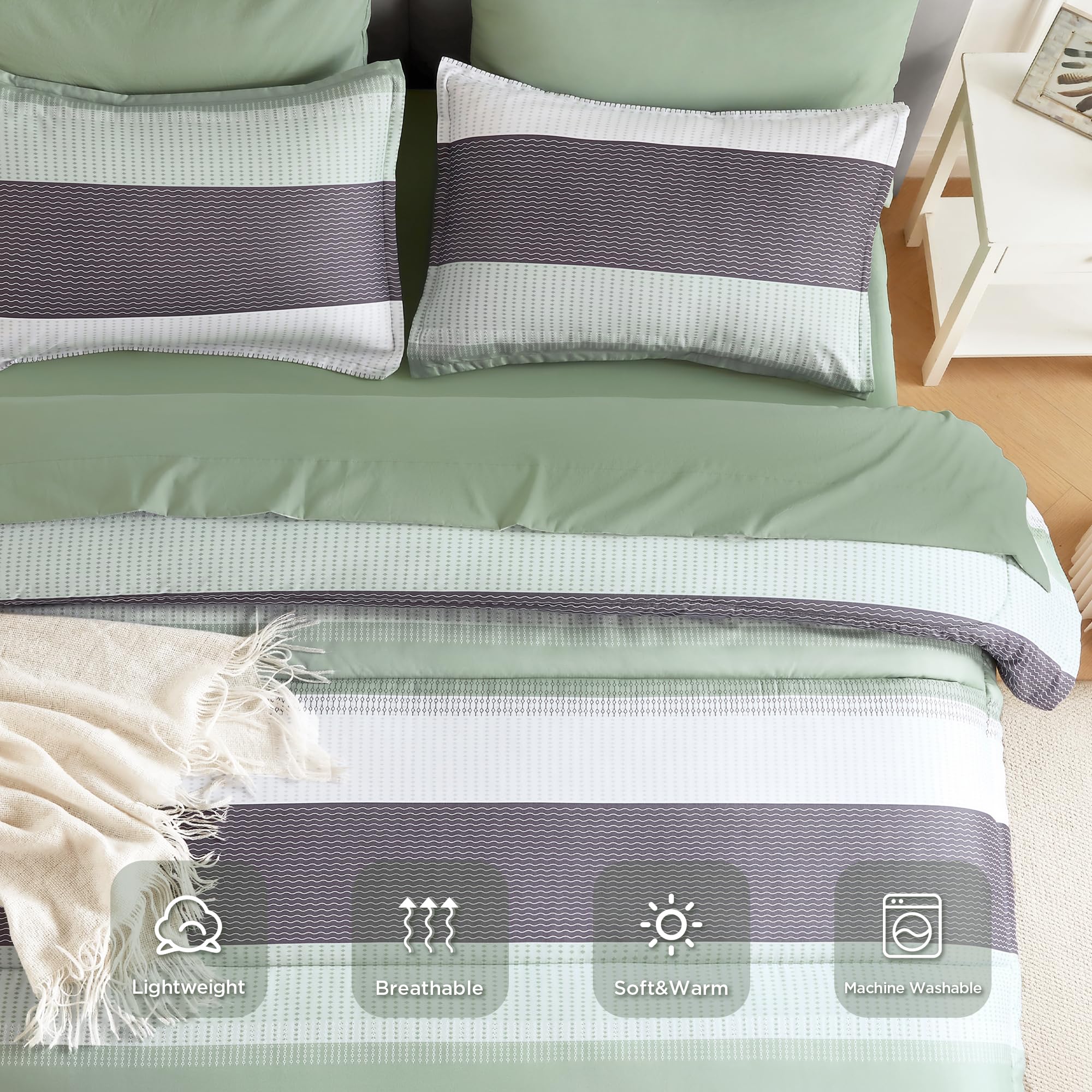 Foto 4 | Edredón Queen Size Andency 7 Piezas-Venta Internacional