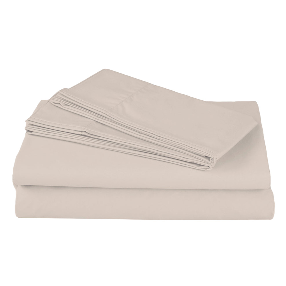 Foto 2 pulgar | Basic Queen Size Sabanas Basic Microfibra 80 Gramos Crema