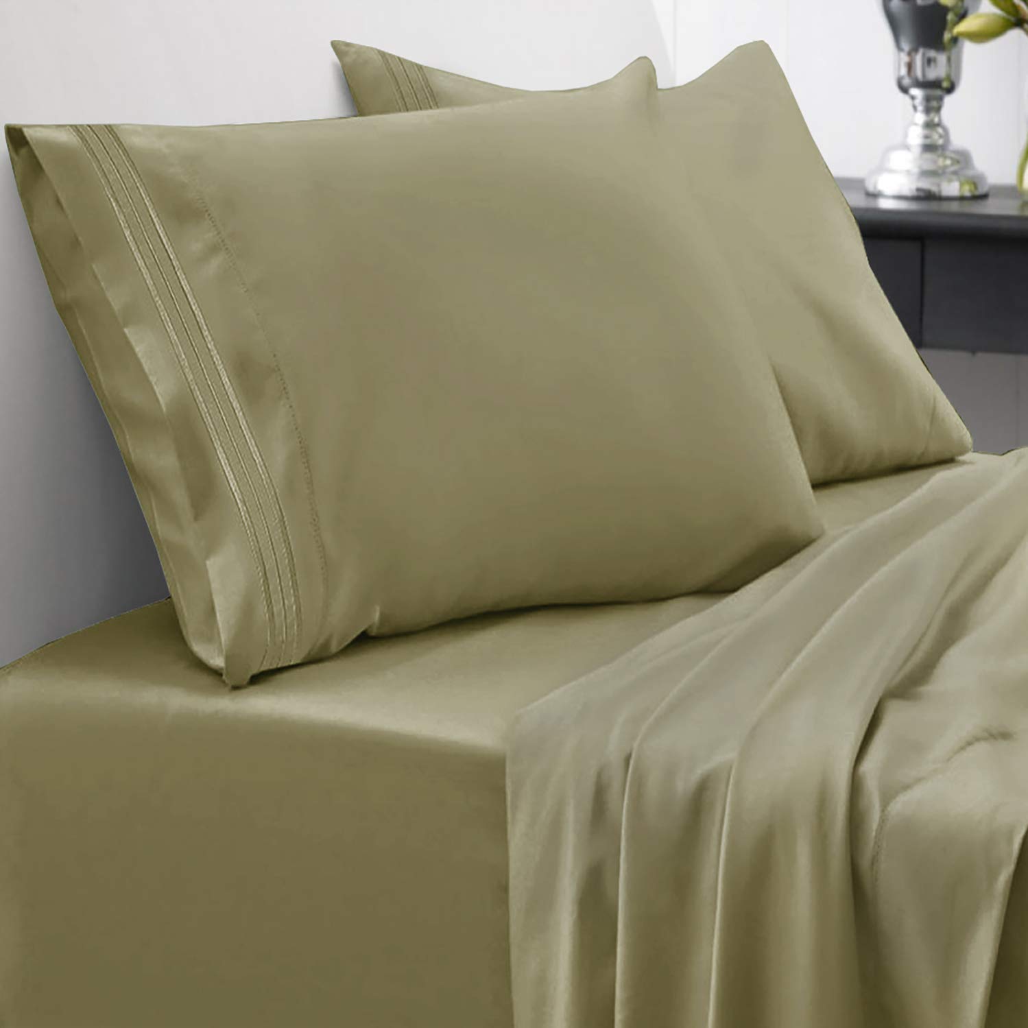 Juego De Sábanas Sweet Home Collection 1800 Hilos King - Venta Internacional.
