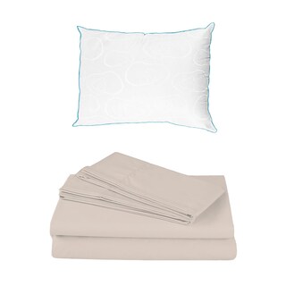 Foto 1 | Basic Osos Individual Sabanas Basic + Almohada Osos Microfibra Crema
