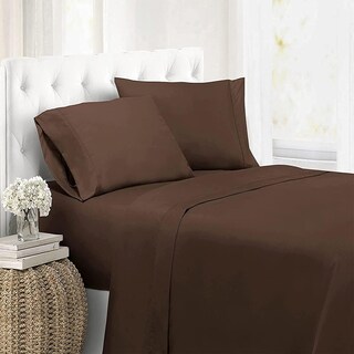Foto 3 | Juego De Sabanas Tacto Algodón Suaves Y Duraderas King Size Chocolate Kyuden Home