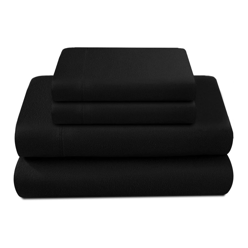 Foto 1 | Juego De Sabanas Tacto Algodón Suaves Y Duraderas King Size Negro Kyuden Home