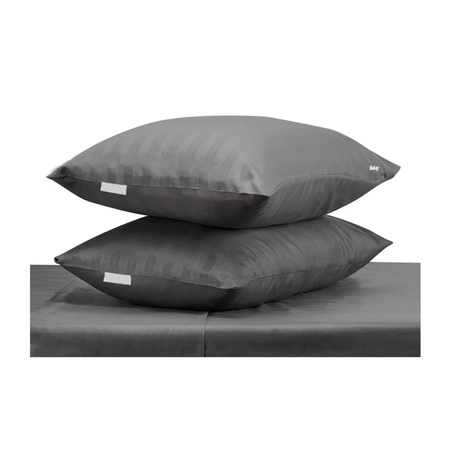 Foto 3 pulgar | Juego De Sabanas Matrimonial Egipcian Premium Belug  2,800 Hilos 4 Pzs Gris Oscuro