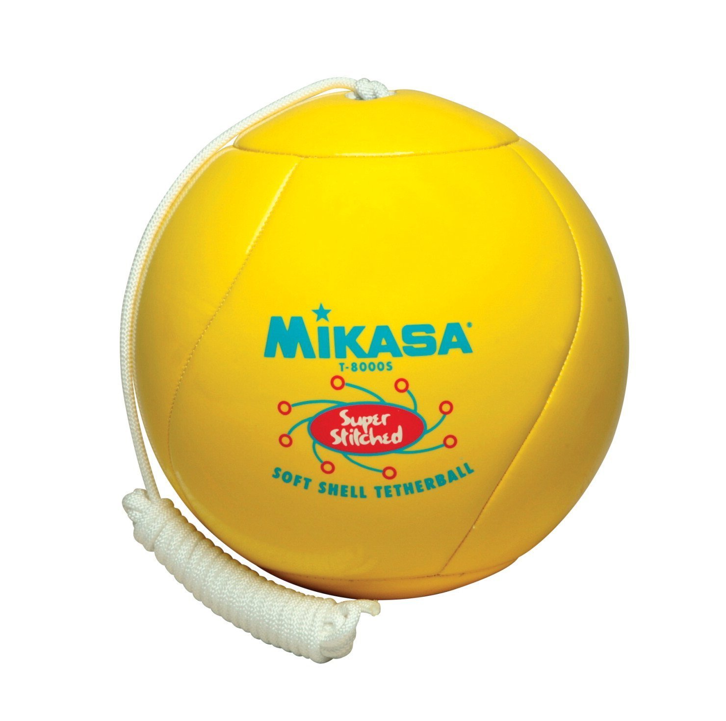Foto 3 pulgar | Carcasa Tetherball Mikasa Supersuave Cosida Con Cuerda (amarilla) - Venta Internacional.