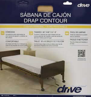 Foto 4 | Juego De Sábanas De Hospital Drive Medical 15030hbl, Color Blanco, X2 - Venta Internacional.