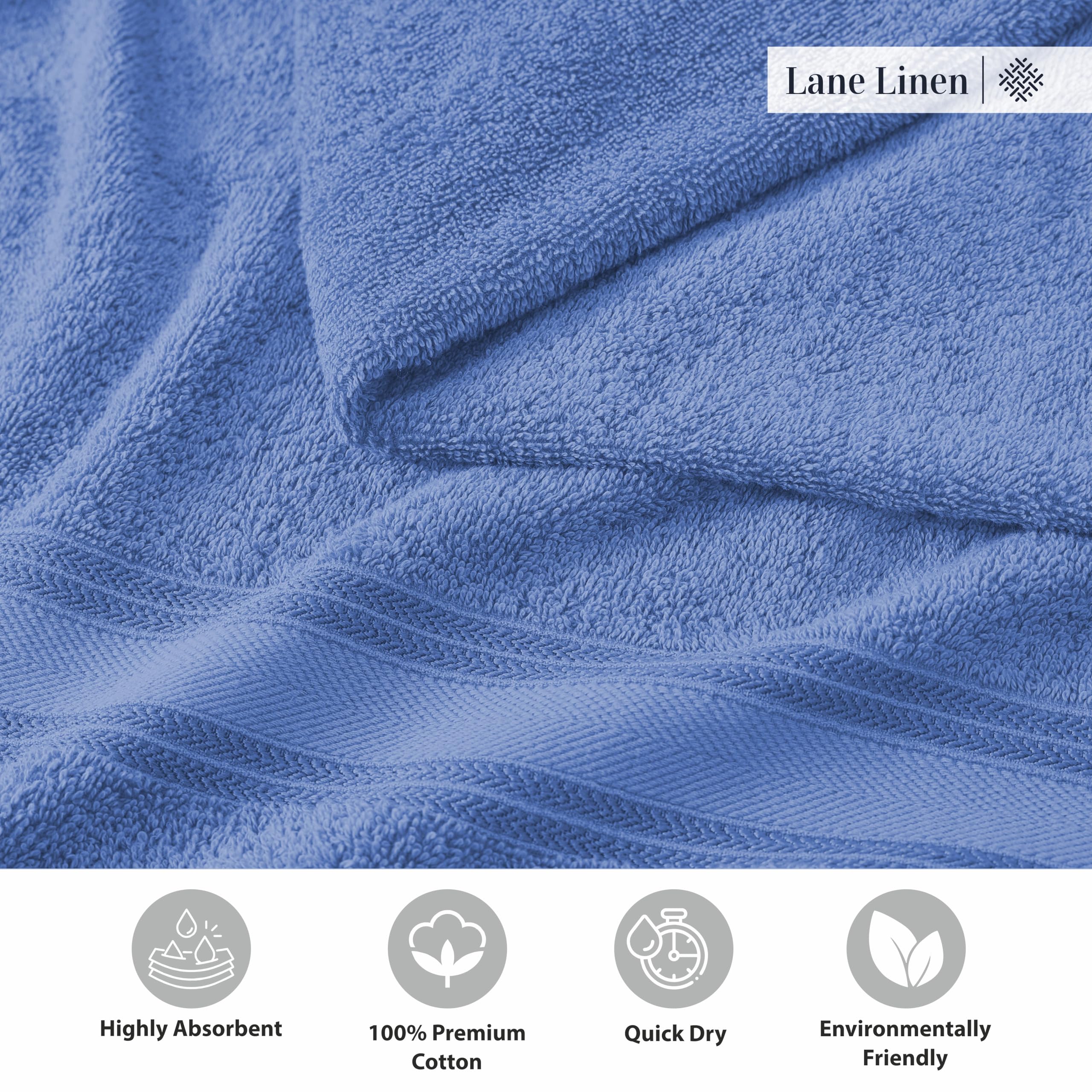 Foto 6 | Toallas De Baño Lane Linen Sábanas De Baño Extra Grandes, 100% Algodón - Venta Internacional.