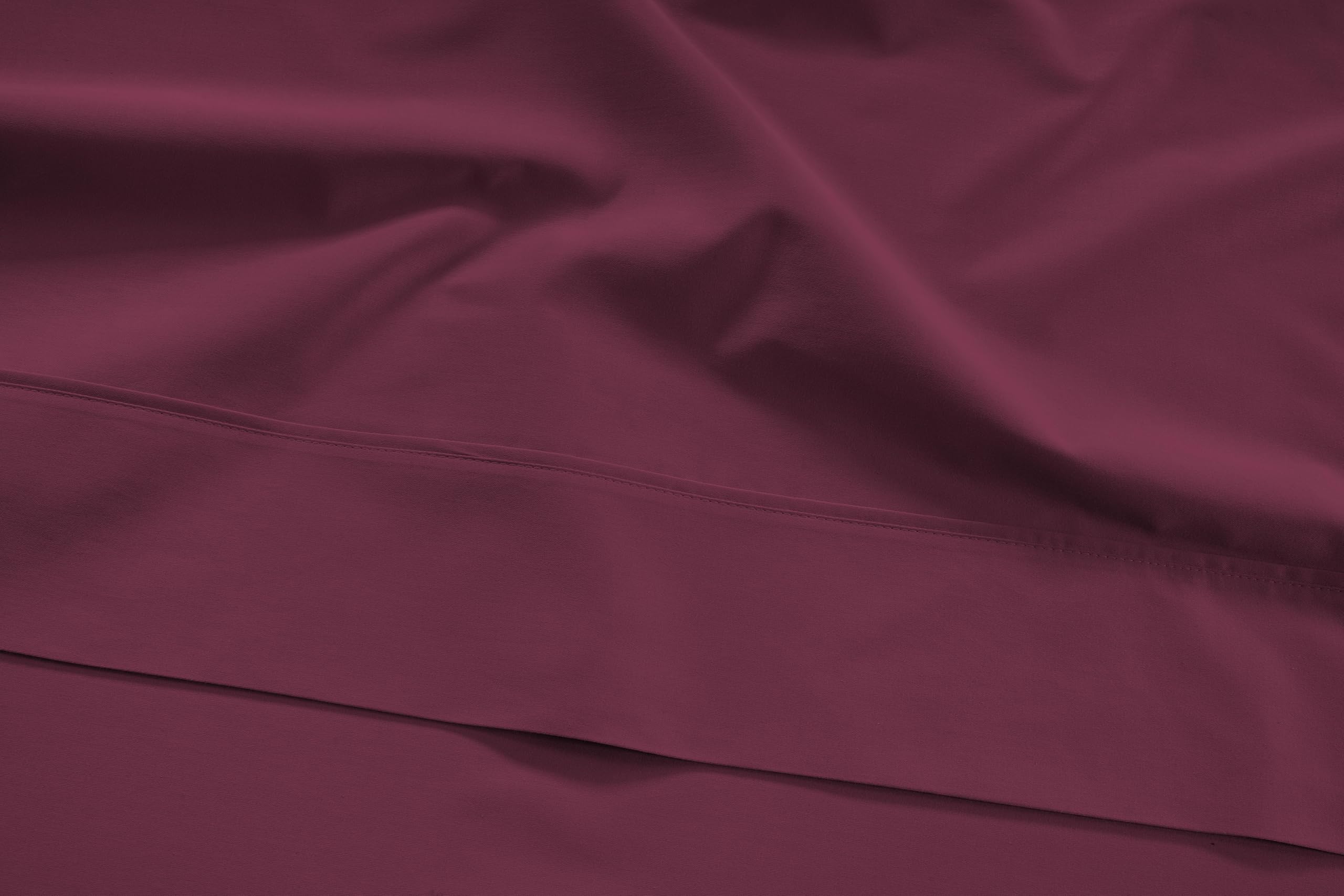 Foto 6 | Juego De Sábanas Lane Linen, 100% Algodón, 450 Hilos, Tamaño Xl, Color Vino - Venta Internacional.