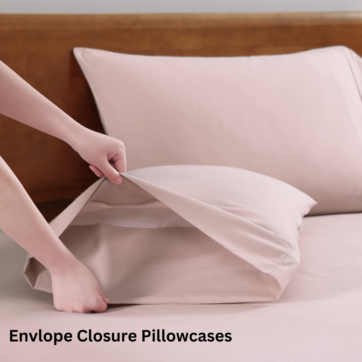 Foto 6 | Juego De Sábanas Lane Linen Para Cama De Tamaño Completo, 100% Algodón Orgánico - Venta Internacional.
