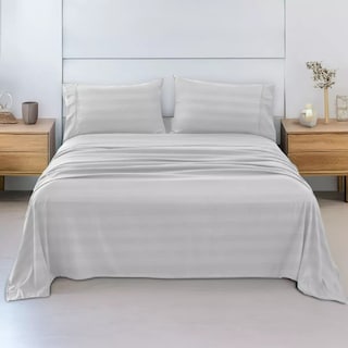 Foto 1 | Juego De Sábanas Matrimonial 3000 Hilos Egipcian Premium Blanco