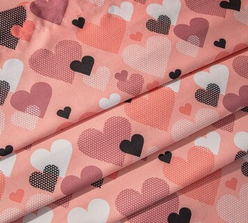 Foto 3 | Juego De Sábanas Matrimoniales Xtellar En Microfibra Con Elegante Estampado De Corazones