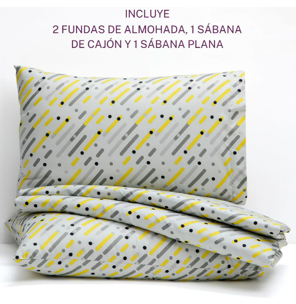 Foto 3 pulgar | Xtellar Ultra Suave Juego De Sábanas Premium Doble Capri 1.9m X 2.3m