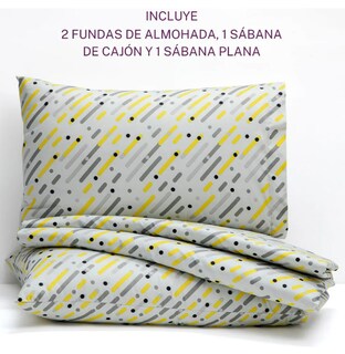 Foto 2 | Xtellar Ultra Suave Juego De Sábanas Premium Doble Capri 1.9m X 2.3m