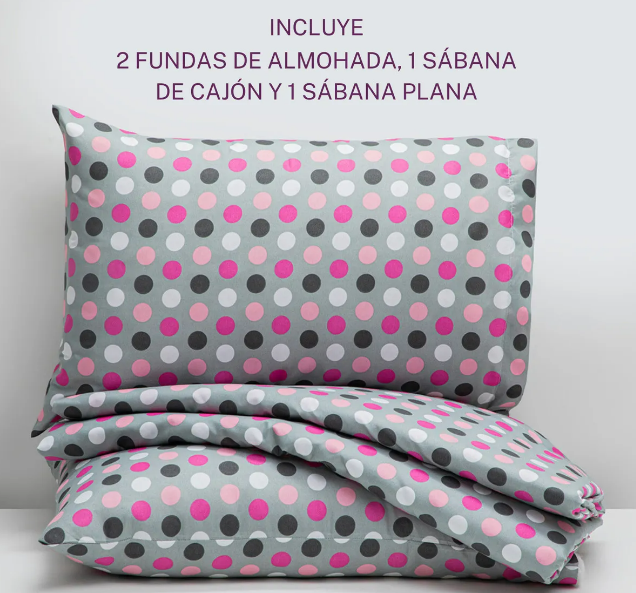 Foto 3 pulgar | Xtellar Sábanas Matrimoniales Ultra Suaves Premium - Estampado Lujoso Color Croma