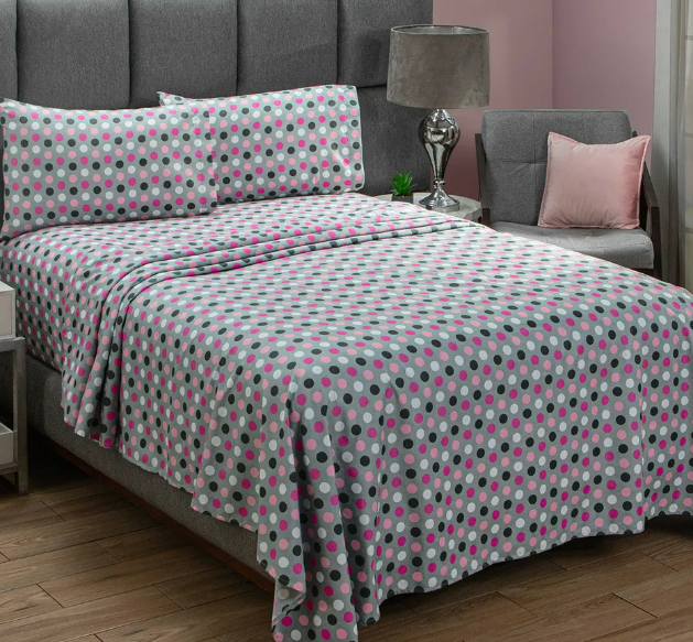 Foto 4 pulgar | Xtellar Sábanas Matrimoniales Ultra Suaves Premium - Estampado Lujoso Color Croma