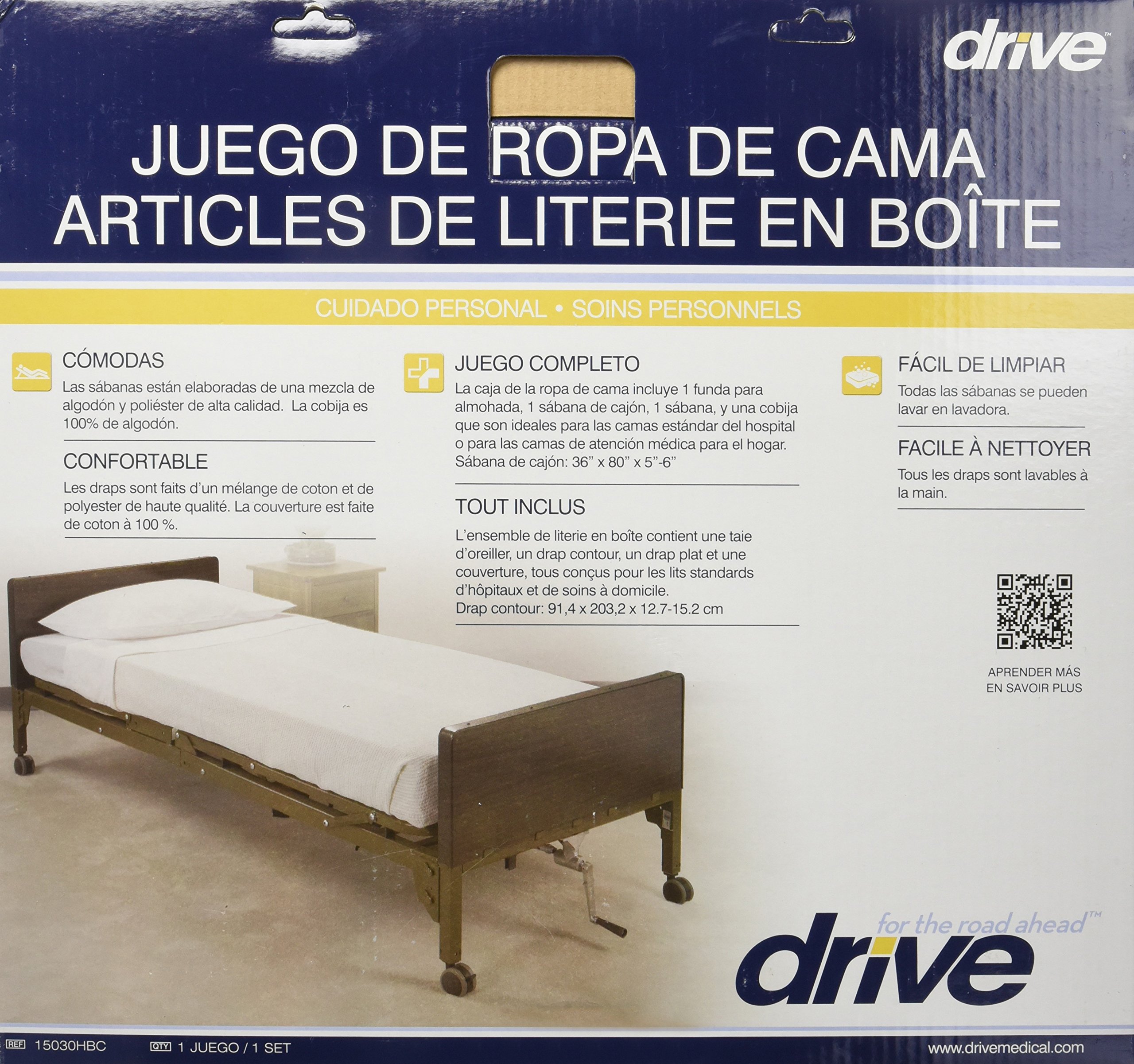 Foto 5 | Juego De Ropa De Cama De Hospital Drive Medical 15030hbc, 4 Piezas - Venta Internacional.