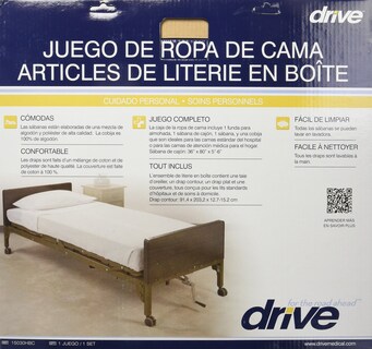 Foto 5 | Juego De Ropa De Cama De Hospital Drive Medical 15030hbc, 4 Piezas - Venta Internacional.