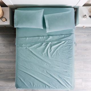 Foto 1 | Sábanas Con Fundas De Almohada Cabos Queen Size Menta 4 Pack