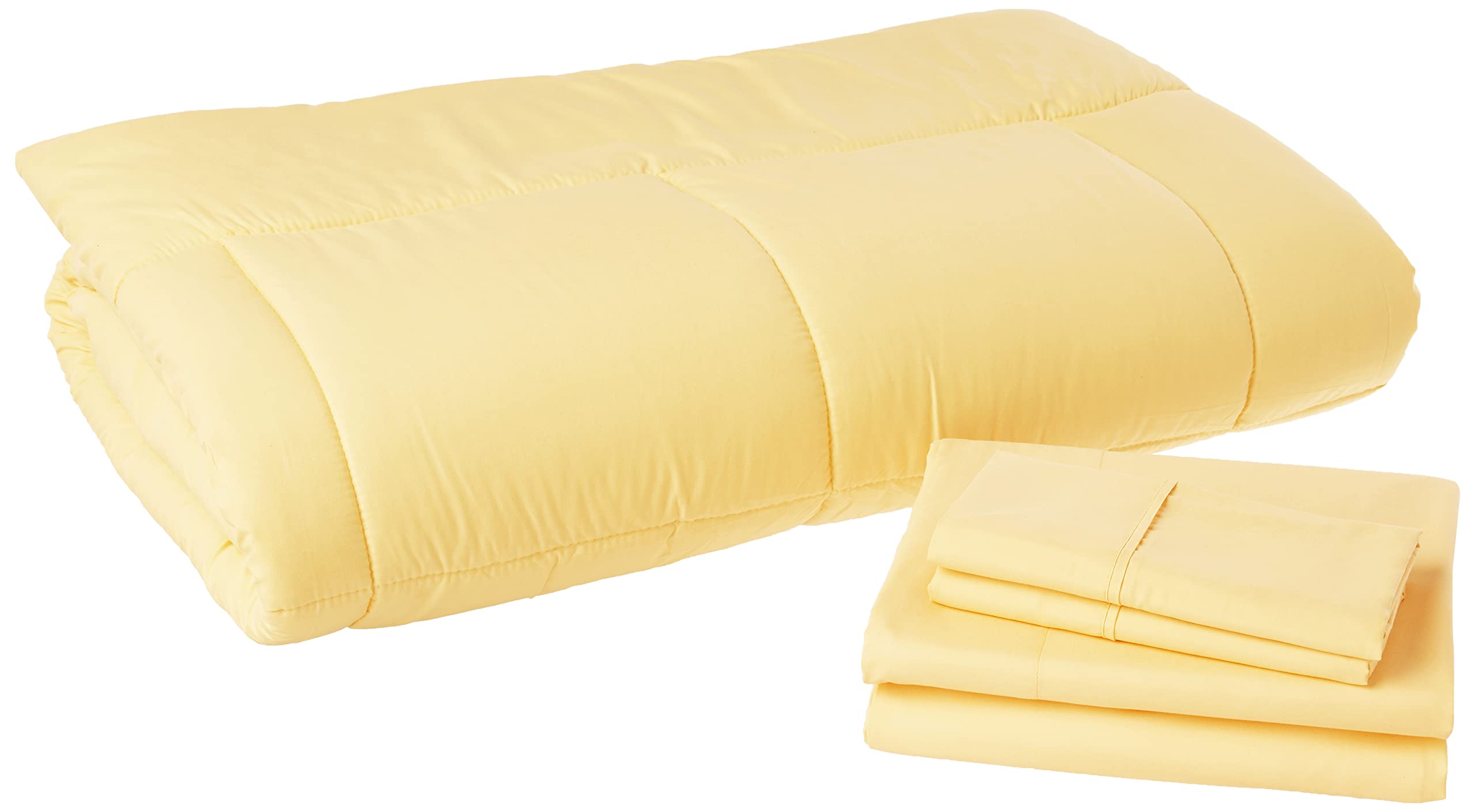 Foto 1 | Juego De Edredón Sweet Home Collection, Amarillo, Doble, 5 Piezas - Venta Internacional.