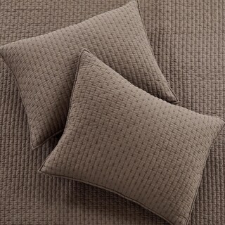 Foto 4 | Juego De Colcha Levtex Home Cross Stitch Cocoa 100% Algodón Twin Xl - Venta Internacional.
