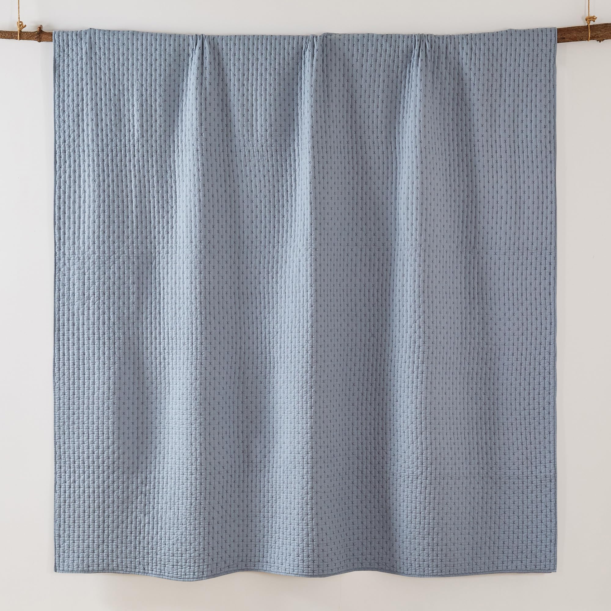 Foto 6 pulgar | Set De Edredón Levtex Home Cross Stitch Chambray Full/queen - Venta Internacional.