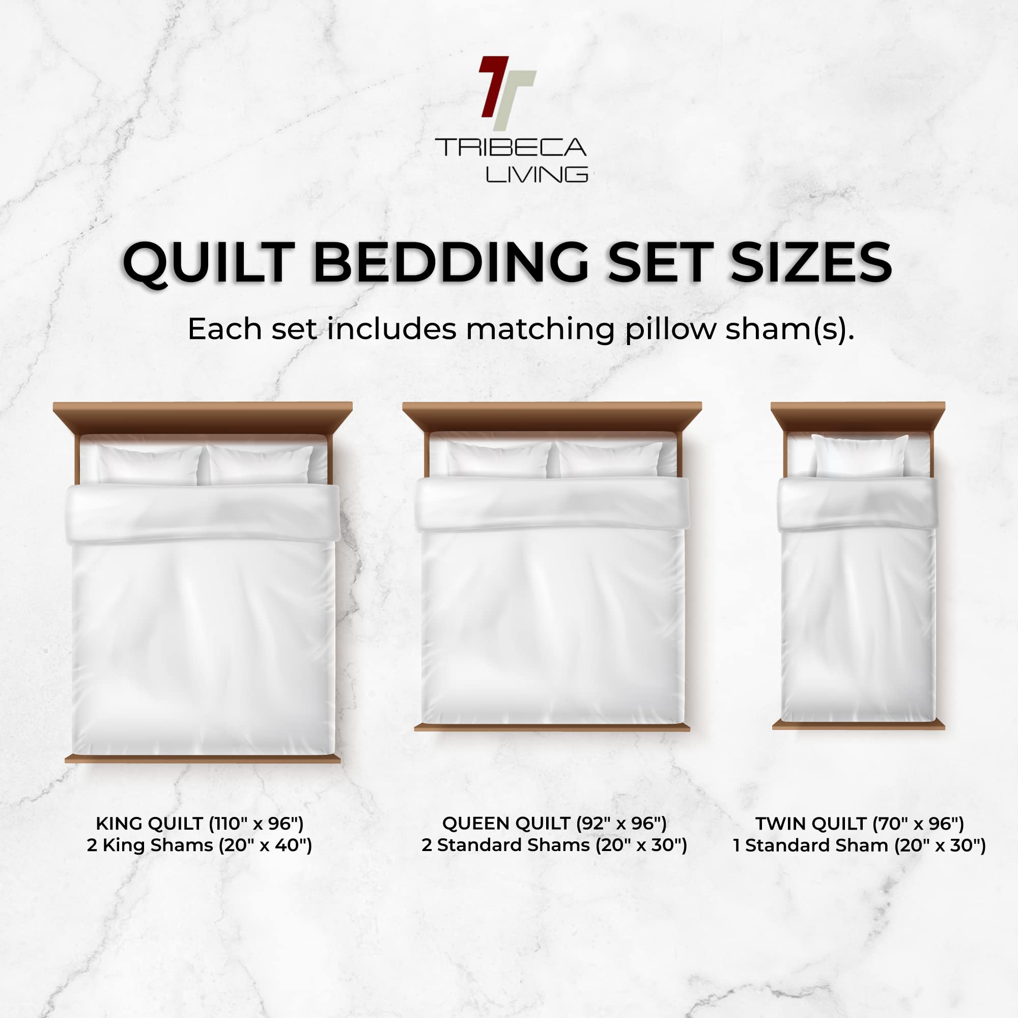 Foto 3 pulgar | Juego De Colcha Tribeca Living Velvet Queen Con 2 Fundas De Almohada - Venta Internacional.