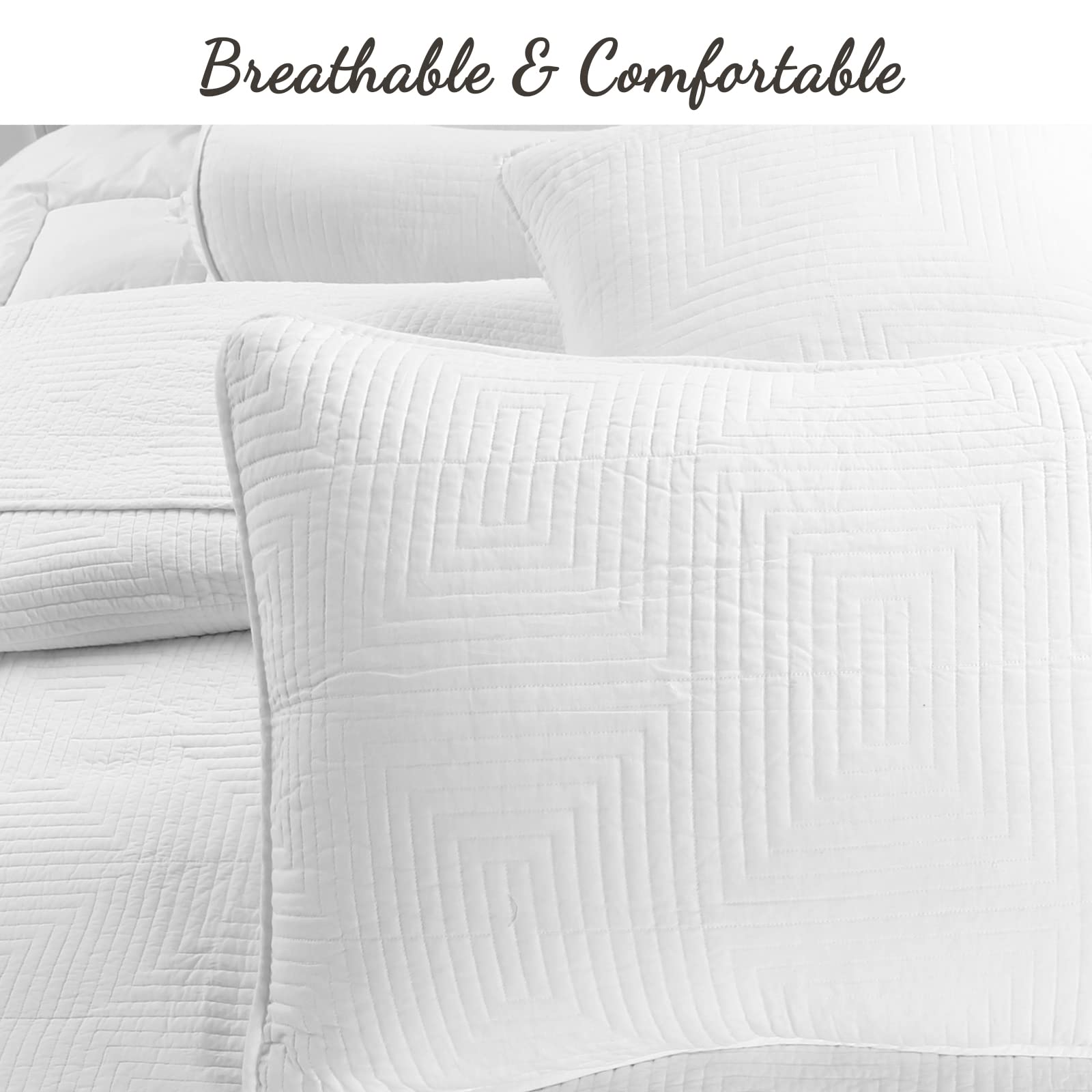 Foto 3 | Juego De Ropa De Cama Cozy Line Home Fashions, 100% Algodón, Tamaño King, 3 Piezas - Venta Internacional.