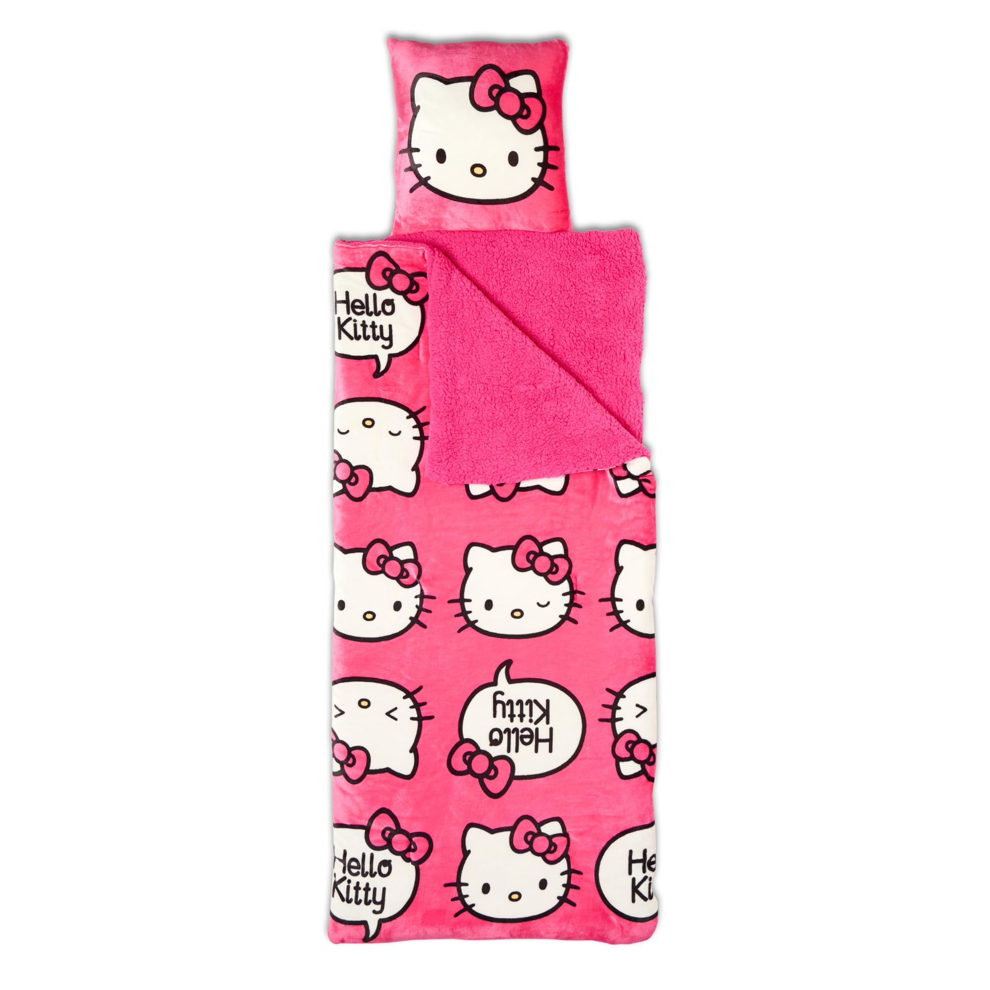 Foto 2 pulgar | Saco De Dormir Northwest Hello Kitty Silk Touch Sherpa Pink - Venta Internacional.