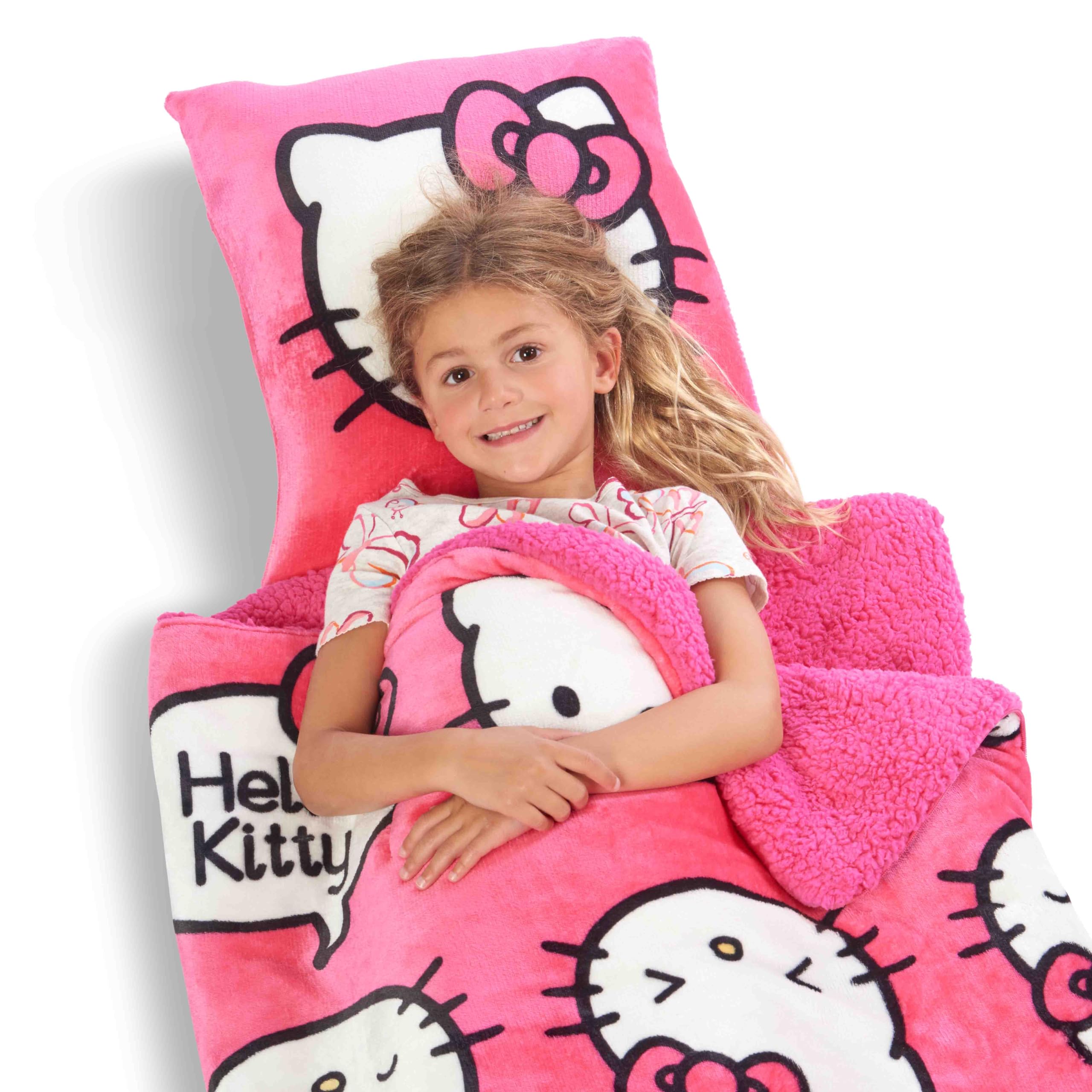 Foto 3 pulgar | Saco De Dormir Northwest Hello Kitty Silk Touch Sherpa Pink - Venta Internacional.