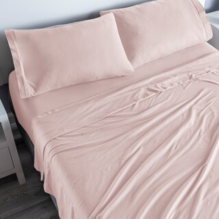 Foto 2 | Sábanas Con Fundas De Almohada Camiseta Matrimonial Sweet Pink 4 Pack