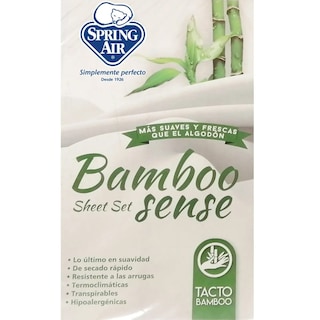 Foto 4 | Juego De Sábanas Bamboo Sense Spring Air Kakhi