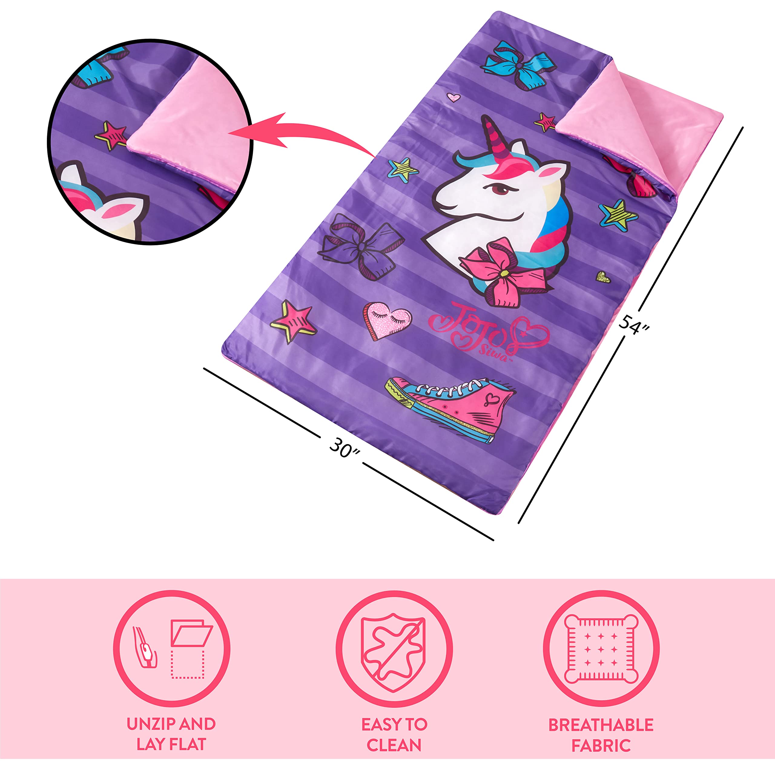 Foto 3 | Bandolera Slumber Set Jojo Siwa Para Niños Mayores De 3 Años - Venta Internacional.