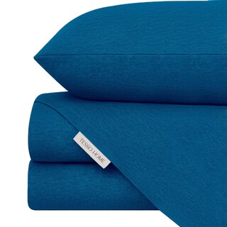 Foto 1 | Juego De Sabanas De Camiseta Tesso Home King Size Frescas Color Náutico