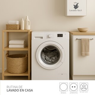 Foto 5 | Juego De Sabanas De Camiseta Tesso Home Queen Size Frescas Color Gris