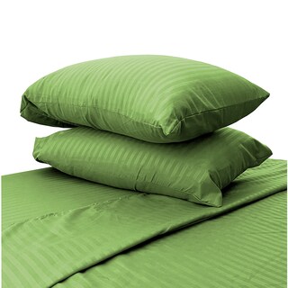 Foto 4 | Juego De Sabanas Tacto Seda Matrimonial 4 Piezas Verde