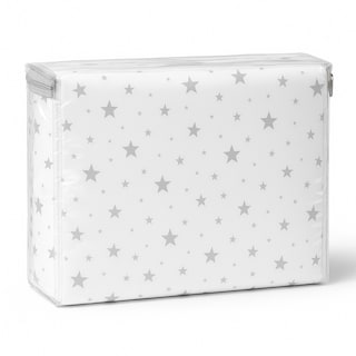 Foto 4 | Juego De Sábanas Algodón Percal Básica 200 - Estampada - Estrella - Individual