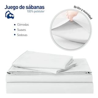 Foto 2 | Juego de Sábanas Queen Size Eo Safe Imports 4 Piezas