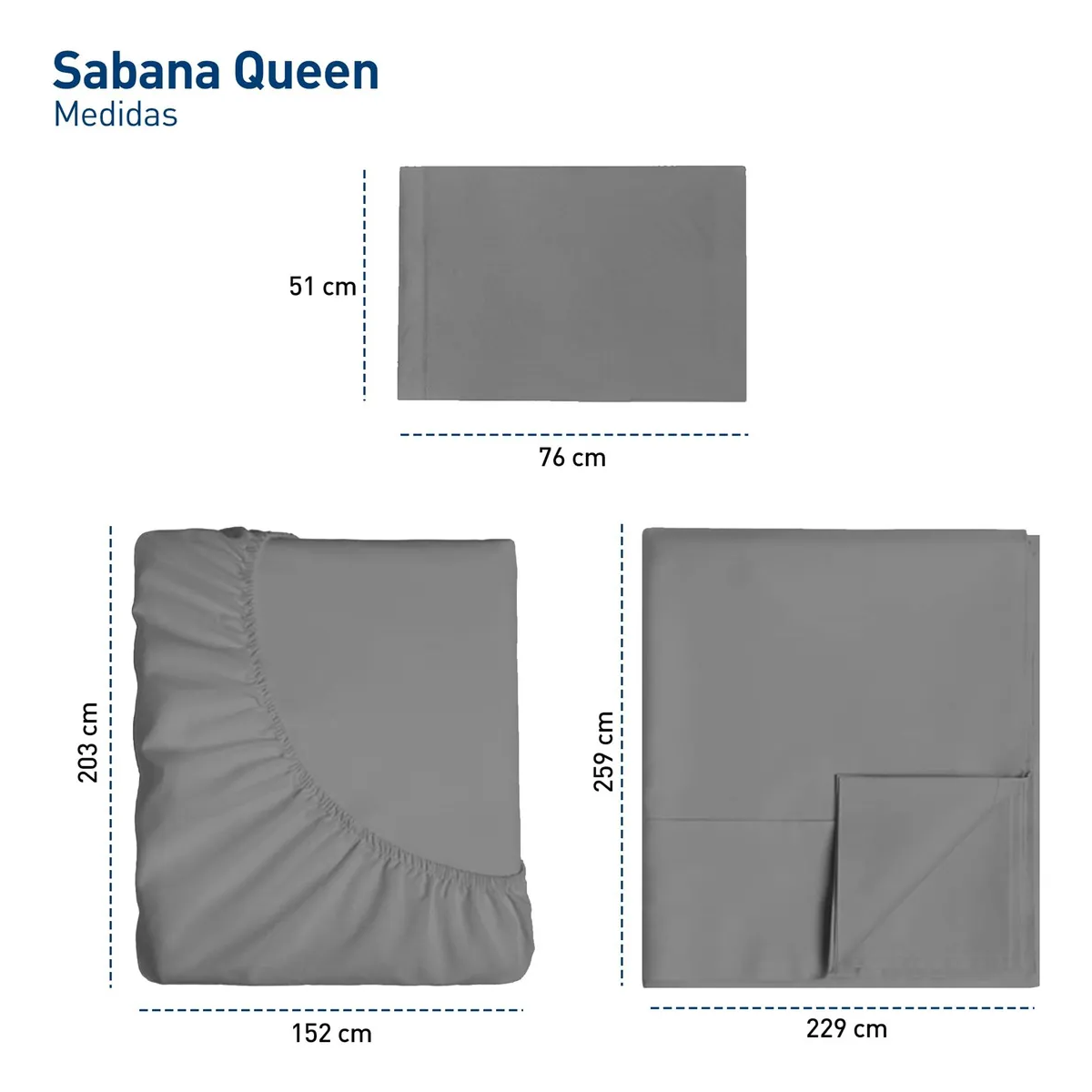 Foto 3 | Juego De Sabanas Queen Size 100% Poliéster Microfibra 4 Pzs Eo Safe Imports Esi-20377 Gris