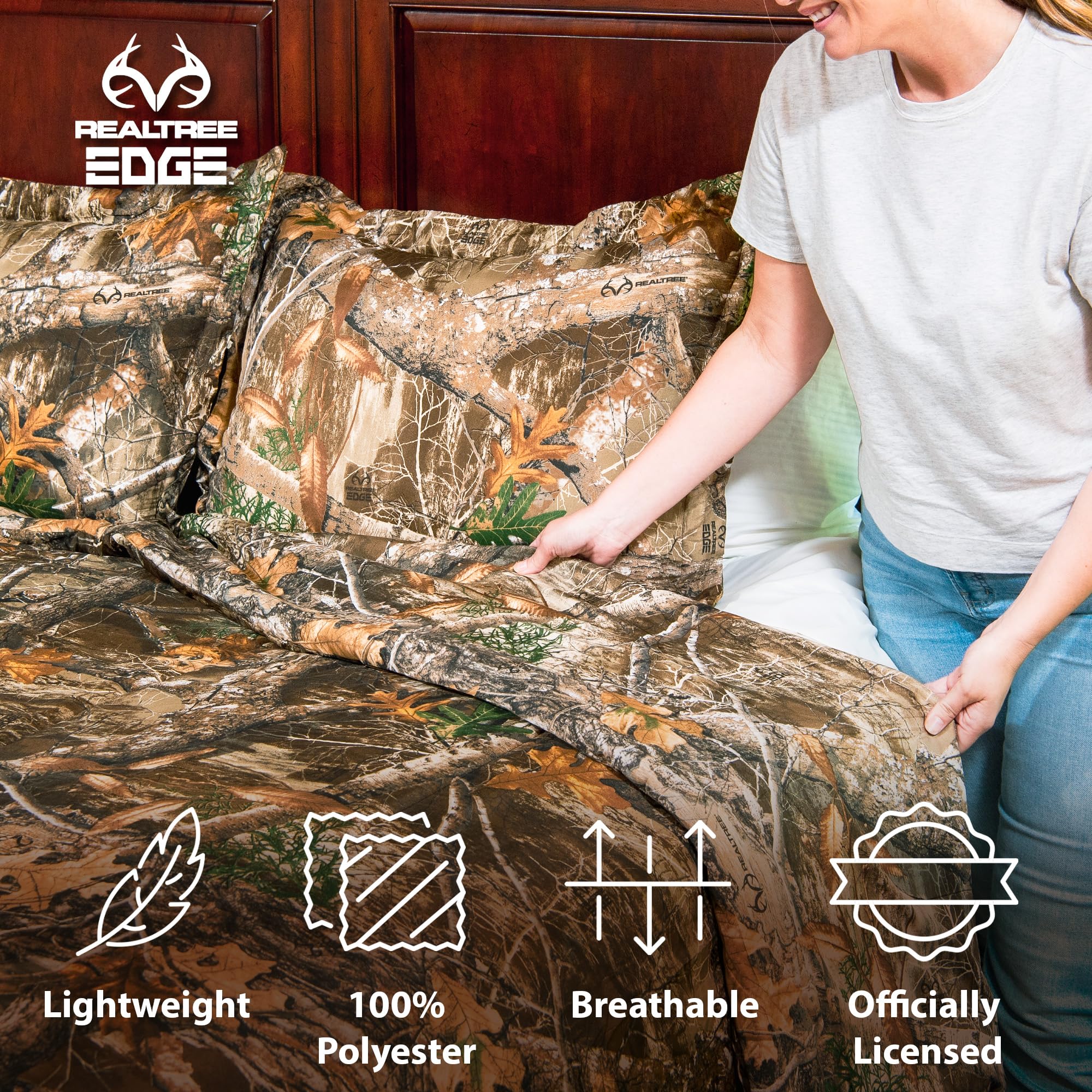 Foto 4 pulgar | Set De Edredón Northwest Realtree Full/queen Con 2 Fundas - Venta Internacional.