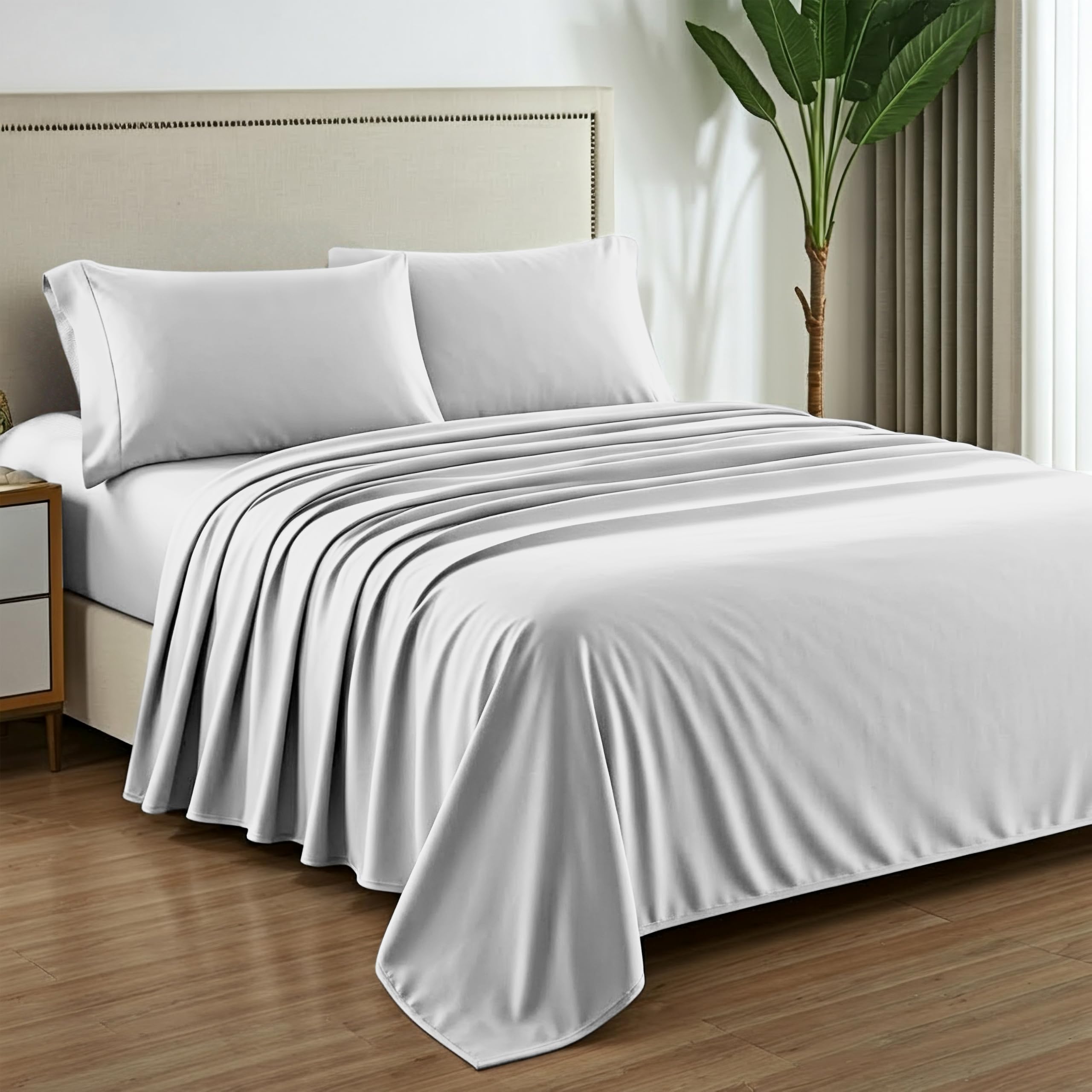 Foto 1 | Juego De Sábanas Mayfair Linen  100% Algodón Egipcio  1000 Hilos  Cal King - Venta Internacional.