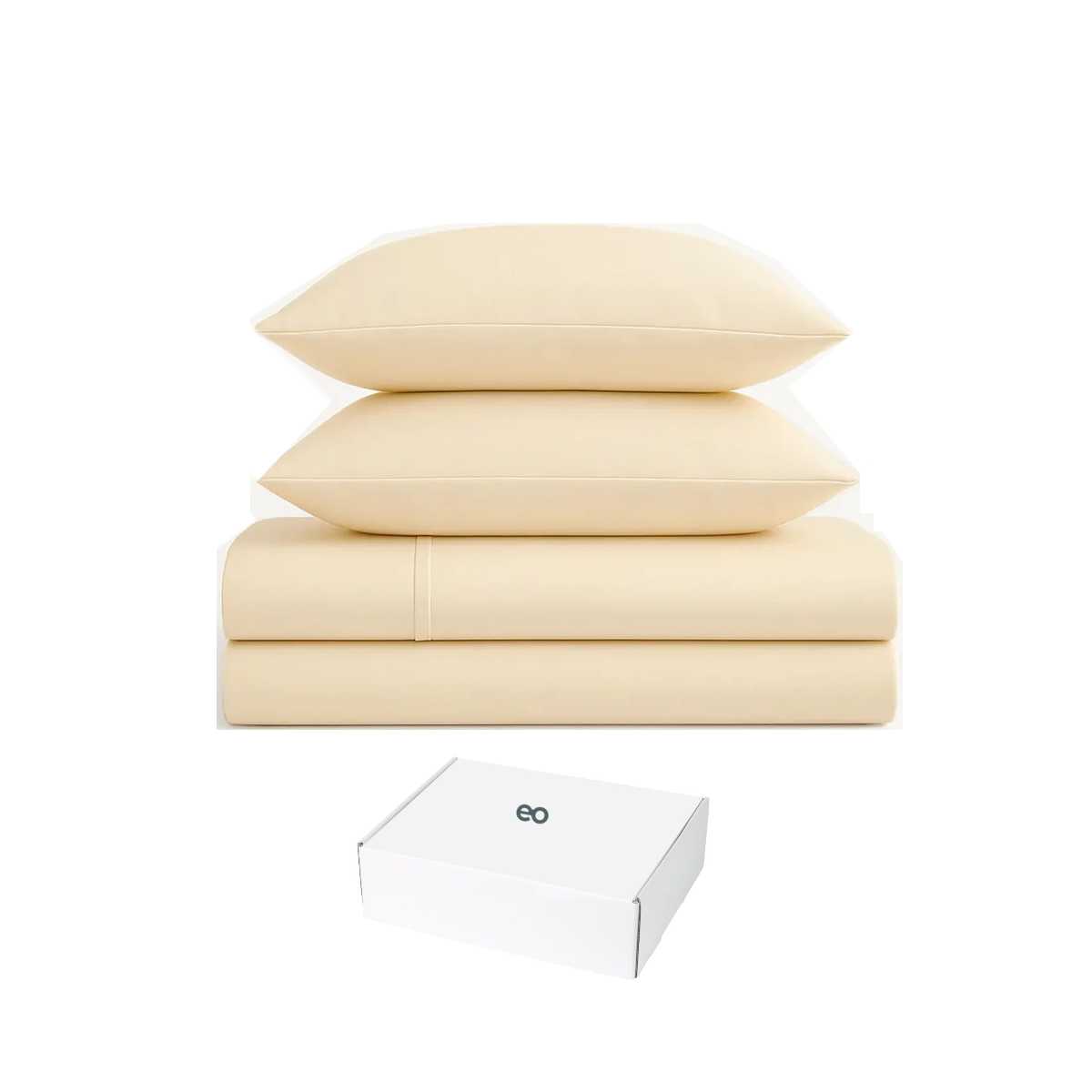Foto 2 pulgar | Juego De Sabanas King Size  Premium Crema Liso Eo Safe Imports Esi-20770 Beige