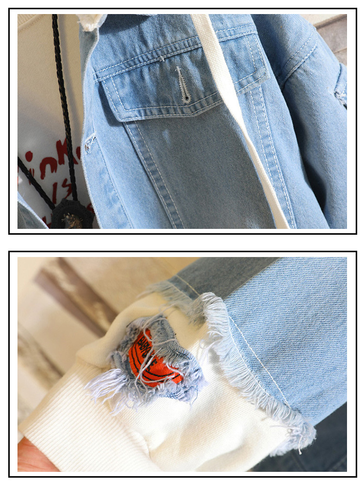 Foto 3 | Chaqueta Vaquera Con Estampado Sanmu Dragon Ball Dragon God - Venta Internacional.