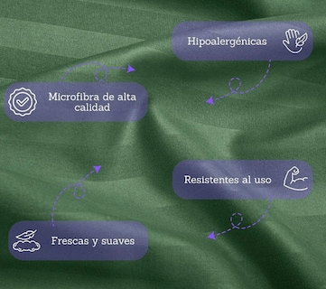 Foto 3 | Xtellar Sábanas Premium Individuales Ultra Suaves - Diseño Liso De Lujo