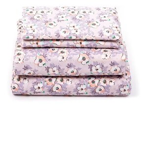 Foto 3 | Juego De Sábanas Matrimoniales Estampado Astrid De Microfibra Suave