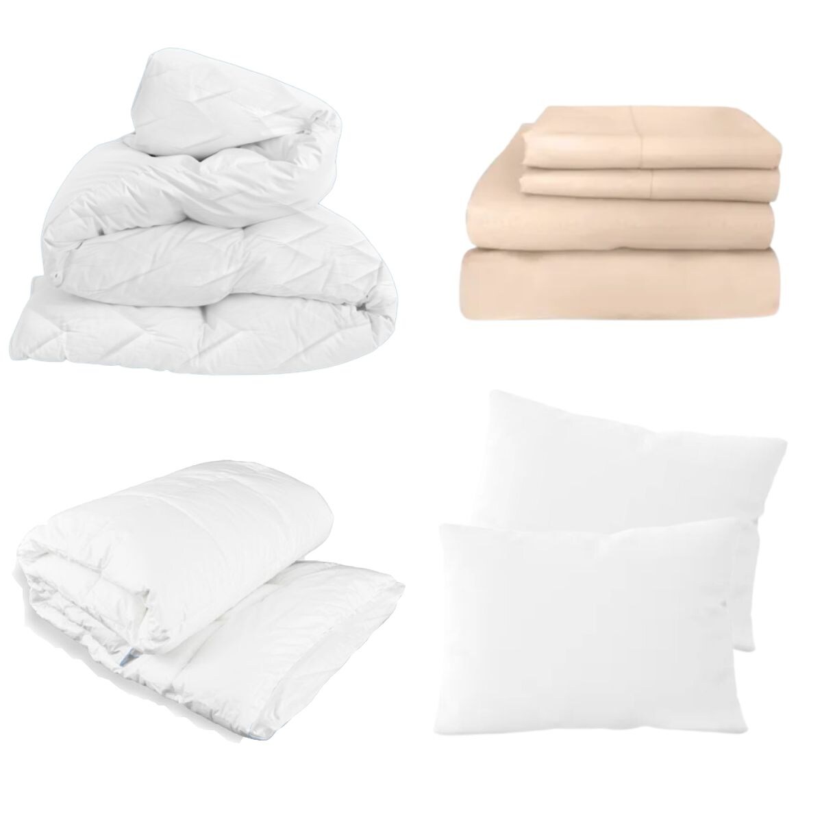 Cubre Colchón + Edredón + Sábanas + Almohadas King Size Stefano Zanni Home $2,805
