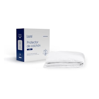 Foto 1 | Protector de Colchón Luuna Liso Impermeable King Size Blanco