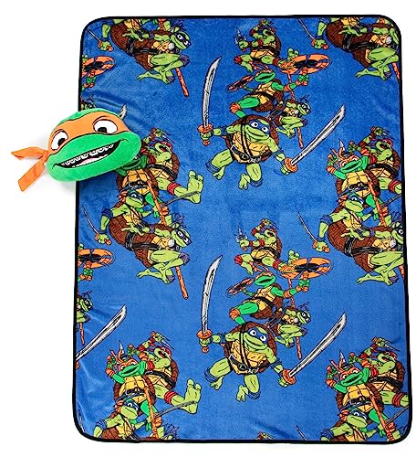 Foto 2 pulgar | Venta Internacional - Set De Almohada Y Manta De Viaje Jay Franco Tmnt Michaelangelo