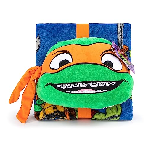 Foto 7 pulgar | Venta Internacional - Set De Almohada Y Manta De Viaje Jay Franco Tmnt Michaelangelo